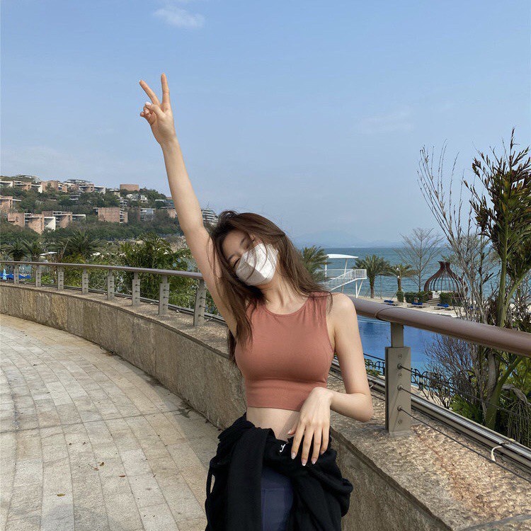 Áo croptop, ba lỗ, Áo bra mặc trong cadigan co giãn chất đẹp phong cách Hàn Quốc | BigBuy360 - bigbuy360.vn