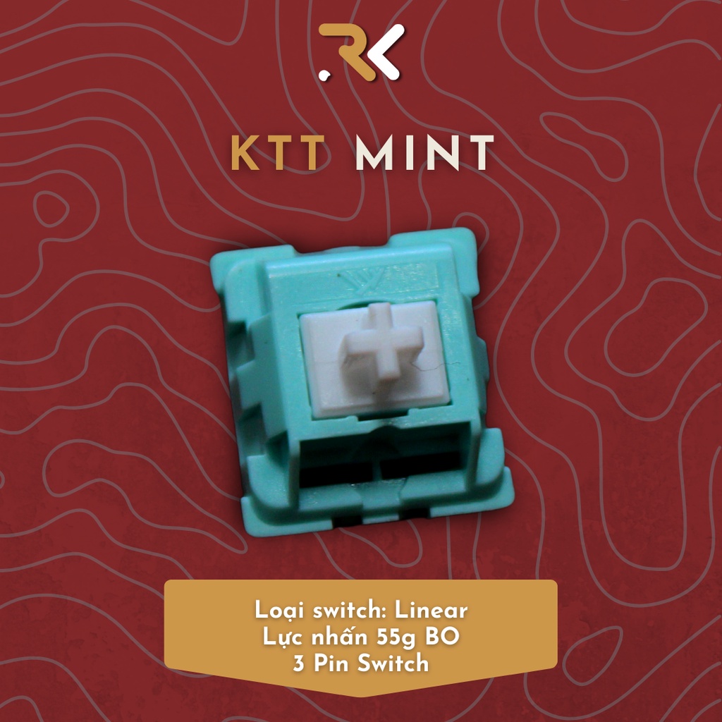 Switch KTT Mint Batch 2022 mới nhất | Công tắc phím cơ custom | Rekeyboard
