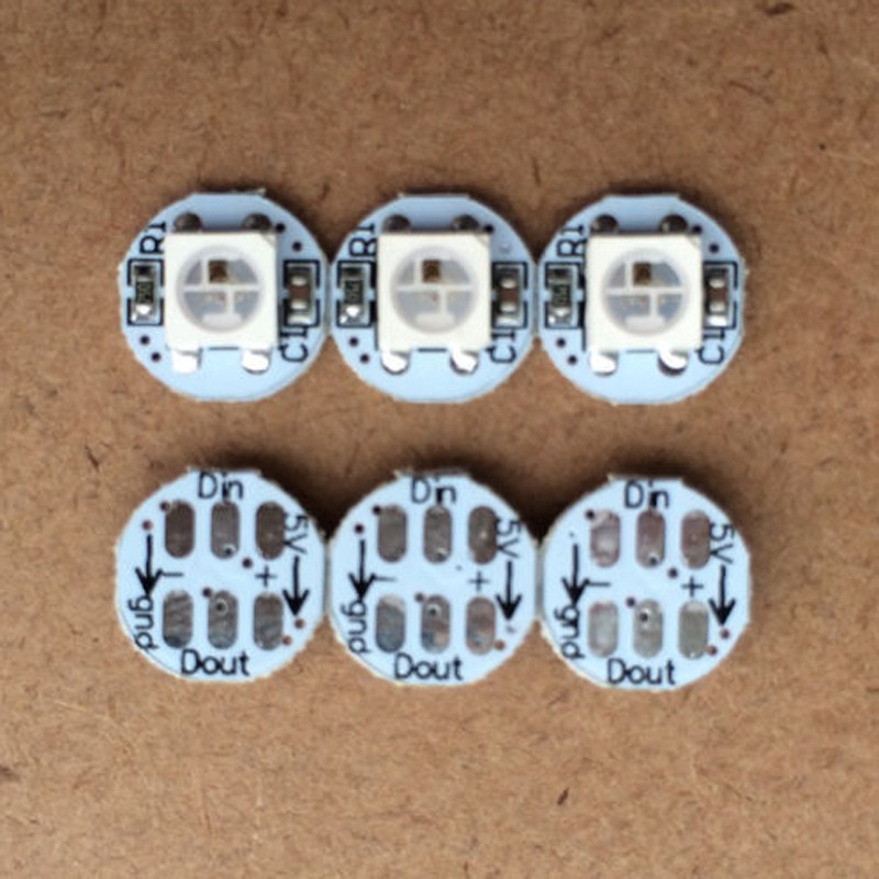 Set 100 Chip Đèn LED ws2812 IC WS2812B ws2812 2812 Kèm Tản Nhiệt DC5V