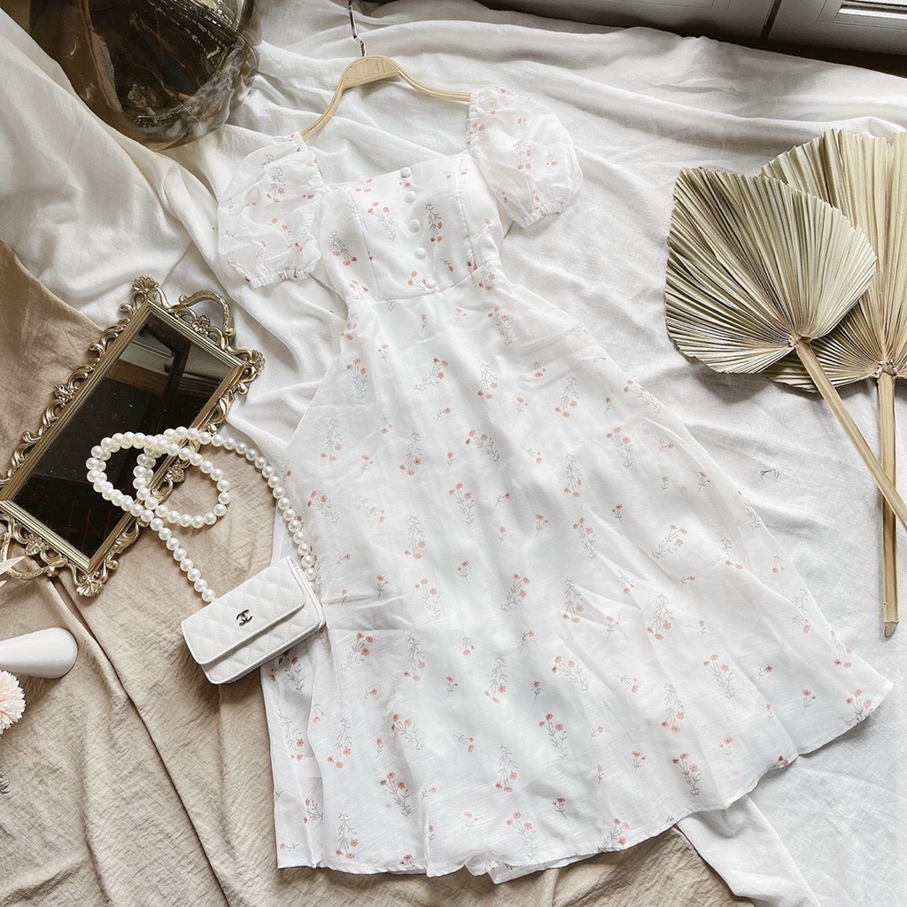 Đầm voan mùa hè, đầm đẹp cho phái nữ, phong cách nữ tính, hàng đẹp may kỹ chuẩn bán shop, phom dưới 52kg | BigBuy360 - bigbuy360.vn