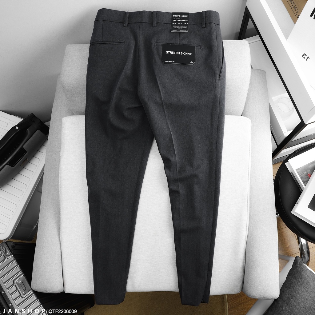 Quần Tây Điểm Nhấn Phối Zip Ống Sang Trọng, Form Skinny Ôm Và Chất Liệu Cao Cấp, Lưng Được Phối Chun Ôm Sẽ Tạo Độ Bám