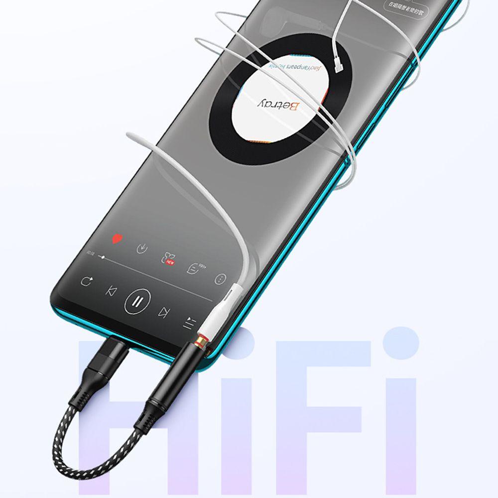 BTLIMER Dây Cáp Âm Thanh Usb Loại C 3.5mm Cho Samsung Galaxy S22 Huawei Xiaomi 12