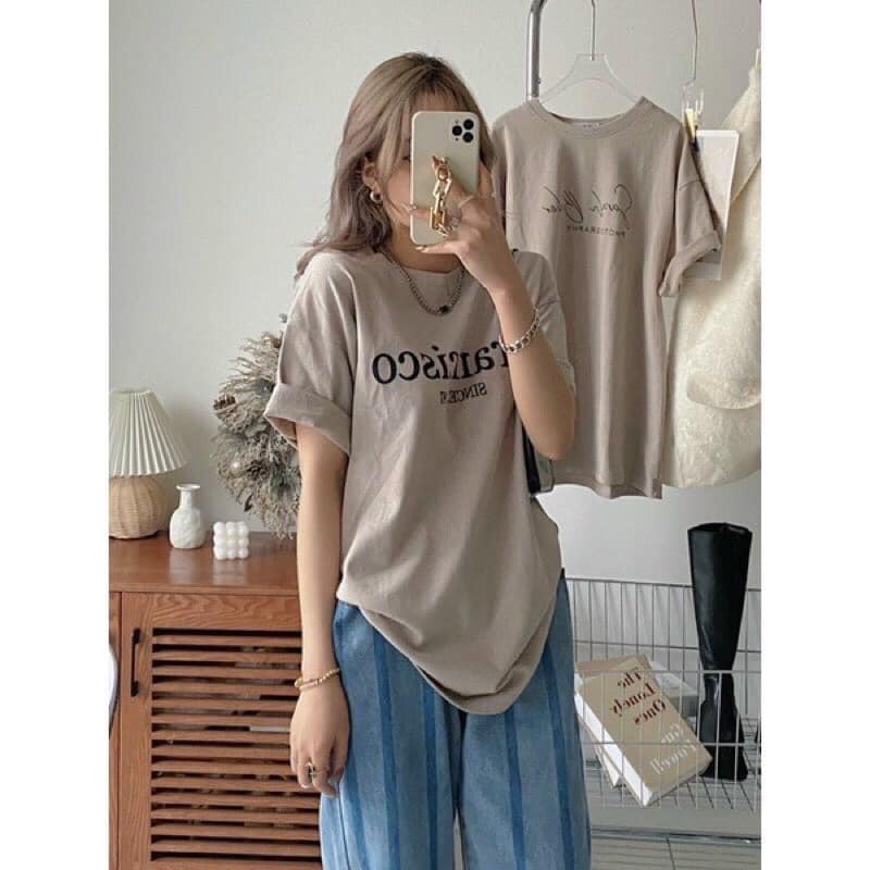 Áo Thun Francisco Form Rộng PEONYB Unisex [FREESHIP] 🌸 Phông ngắn tay lỡ vintage, 3158 oversize cá tính nam nữ Ulzzang 🌸 | BigBuy360 - bigbuy360.vn