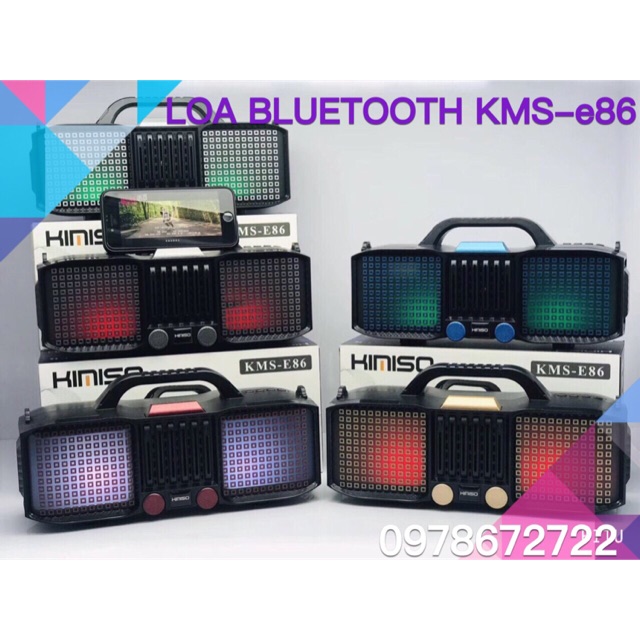 LOA BLUETOTH E89- ĐÈN LED NHIỀU MÀU