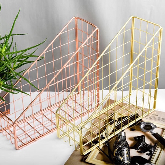 Kệ tài liệu A4 rose gold