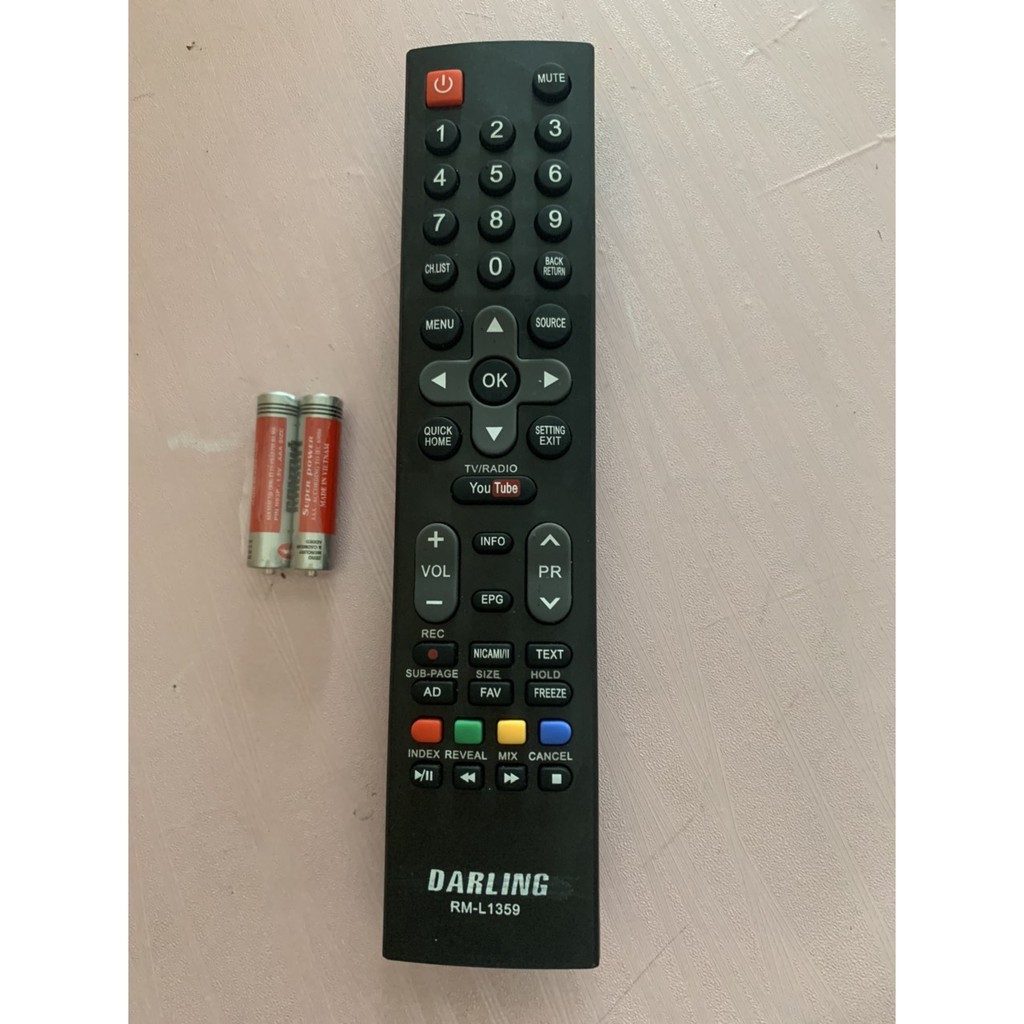 REMOTE ĐIỀU KHIỂN TIVI DARLING SMART MẪU 3