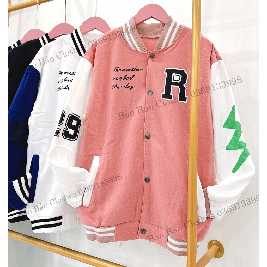 Áo Khoác Nỉ Nam Nữ  Form Rộng Chữ R Số 29 Vải Dày Mịn Thoáng Mát Thiết Kế Thời Trang Kiểu Dáng Năng Động