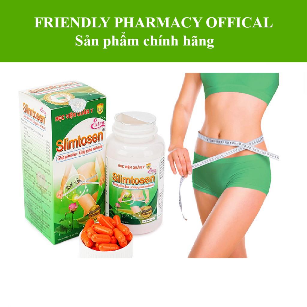 Slimtosen Extra HVQY - Hỗ trợ giúp giảm béo, giảm mỡ máu, giảm cân an toàn hiệu quả (100 viên)