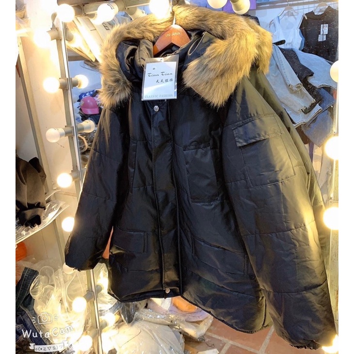 Áo Phao Béo Xinh thu Đông Bao Ấm Dáng rộng Siêu Xinh