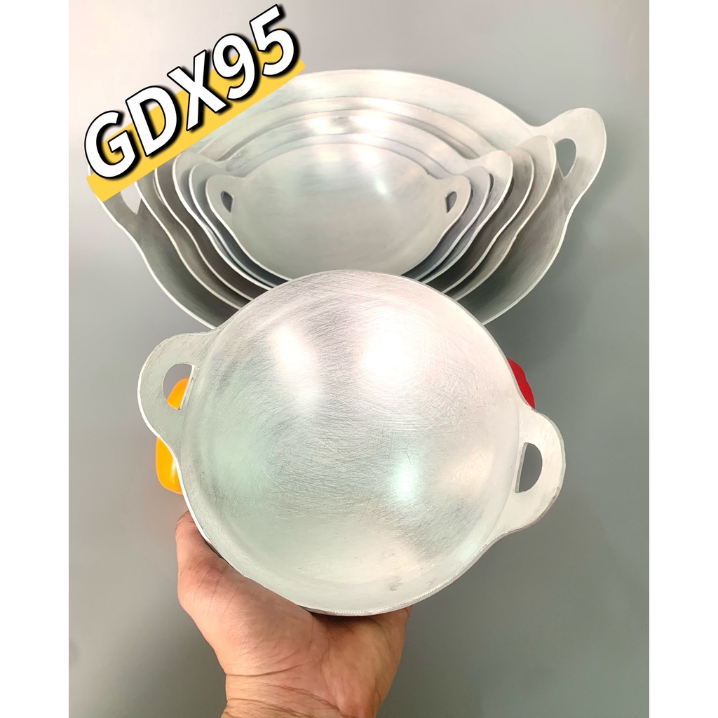 Bộ ̃7 chảo nhôm máy bay 17 19 22 24 27 31 37cm hàng cao cấp