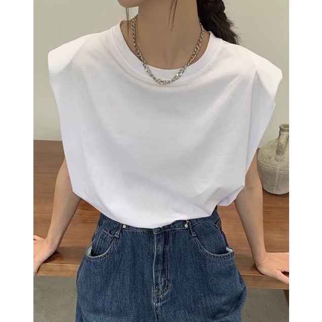 LOOK.STUDIO- Áo cộc tay 2 màu