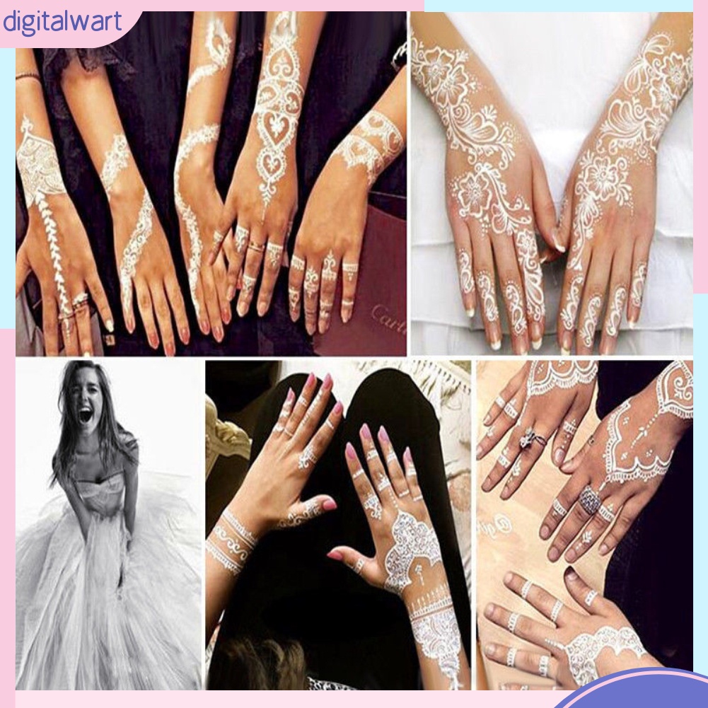 Hình Xăm Tạm Thời Henna Ấn Độ Độc Đáo