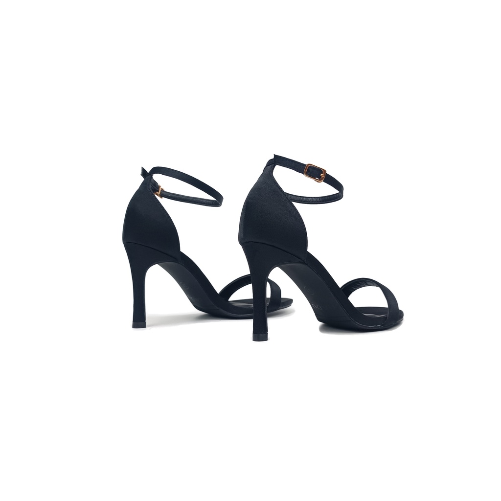 Giày Sandal Cao Gót 8P NT_Ver2 Quai Ngang, Hàng VNXK HADU M796, BH 24 Tháng