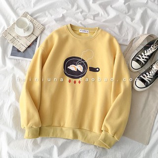 Áo Sweater Nỉ in hình Đồ Ăn (unisex)