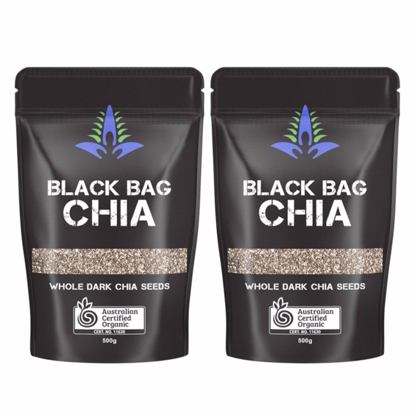 Combo 2 túi Hạt Chia Úc Black Bag Chia (1 túi 500g)