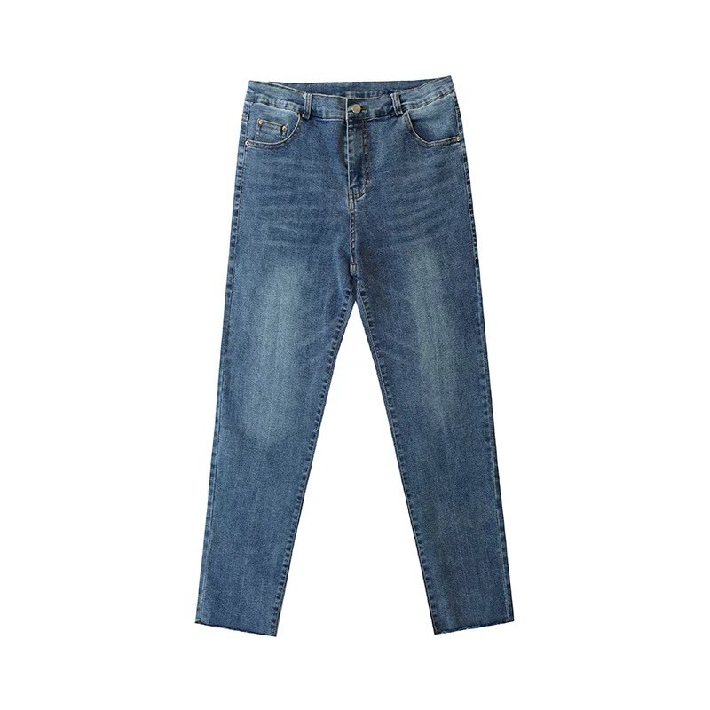 QUẦN JEANS SKINNY CO DÃN XANH TRƠN