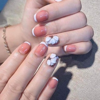 hoa bột nail tay - hoa cúc ruby cánh nhọn -5k/b