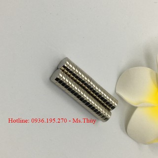 10 viên nam châm hình trụ 10x3 mạ nikel giá ưu đãi