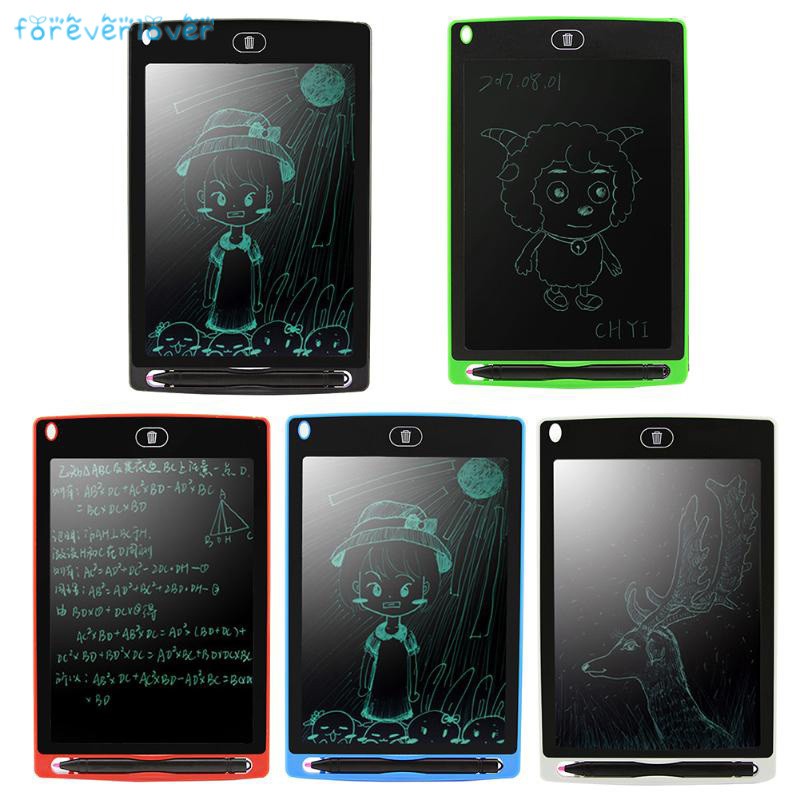 Electronic Doodle Board 8.5in LCD Writing Drawing Handwriting Tablet for Kids Adult School