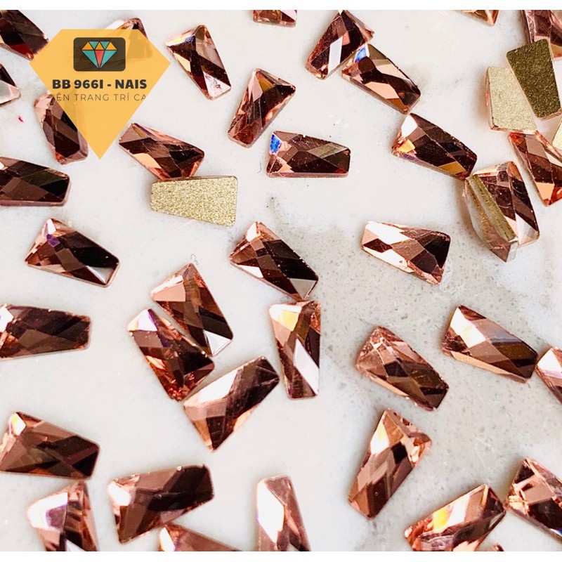 10-20 viên  đá khối trang trí móng nail