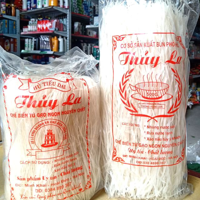 BÚN PHỞ KHÔ THỦY LA GÓI 500G
