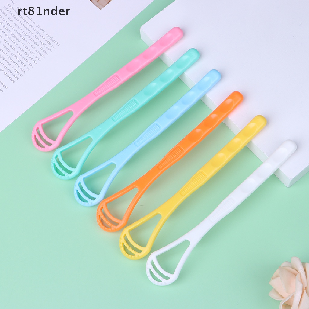 1 Dụng Cụ Cạo Lưỡi Bằng Silicone Chống Vi Khuẩn Cho Trẻ Em Và Người Lớn