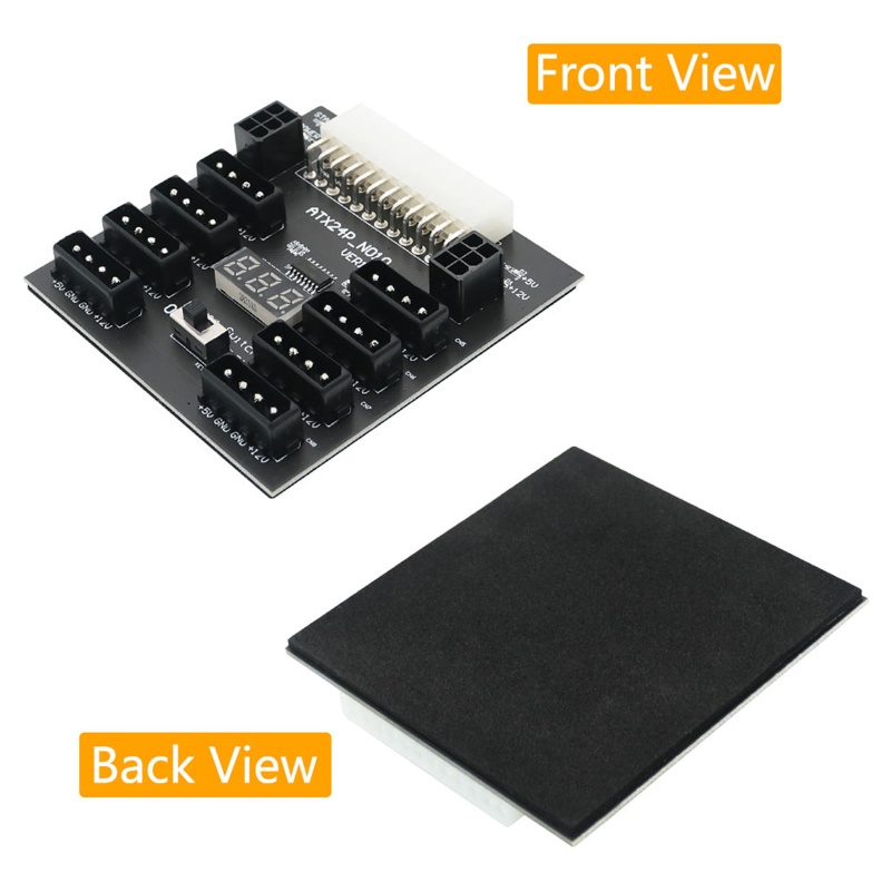 Bo Mạch Giao Tiếp Nguồn Điện 800W ATX 24Pin Sang 8x4P 2x 6P Cho Máy Đào Bitcoin