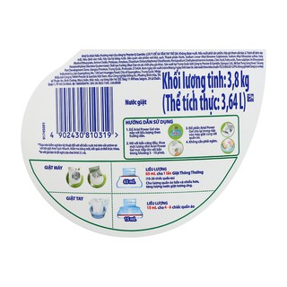 Nước Giặt Ariel Matic đậm đặc 3.8KG