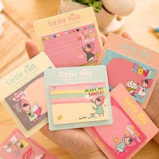 Giấy note chữ nhật little talk (xấp 30 tờ)