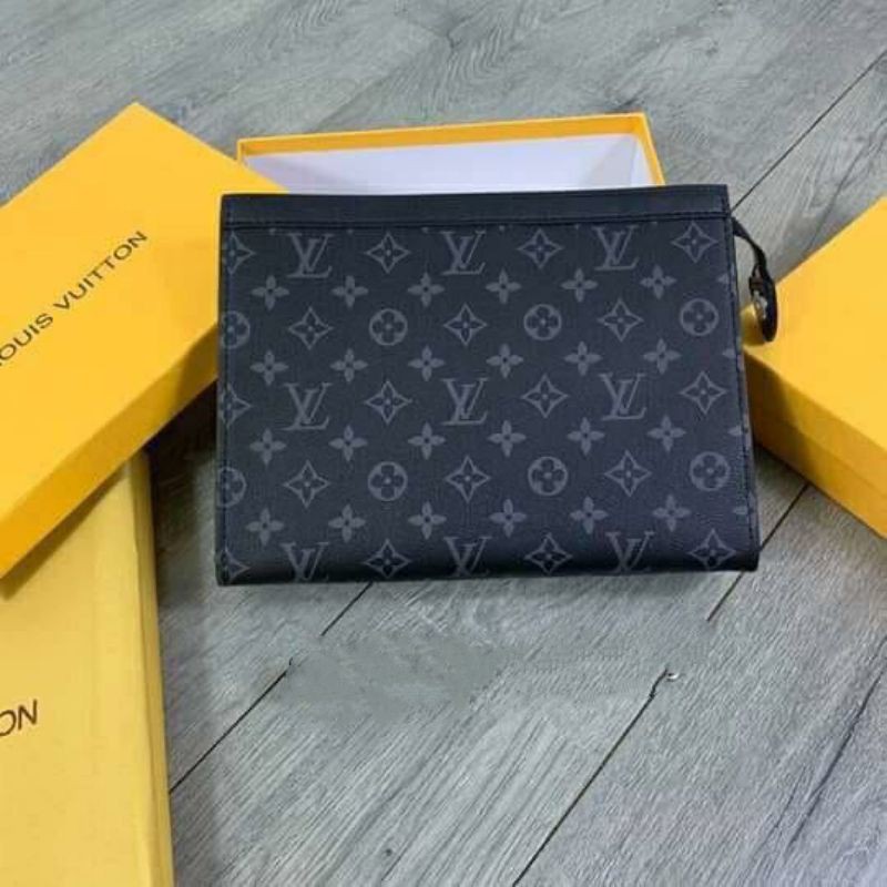 Ví Cầm Tay Nam Nữ Hoa Xanh Siêu Hot TN237