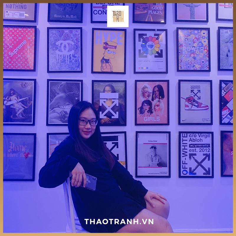 Tranh Hypebeast - &quot;Home is where the heart is&quot; Kanye West, Siêu HOT 2022, Độc Lạ, Trang Trí Phòng Hypebeast, Sneakerhead