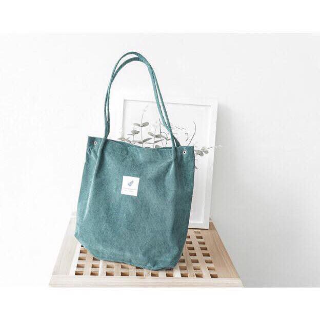 Túi tote nhung nhiều màu-SHOPFORGIRL