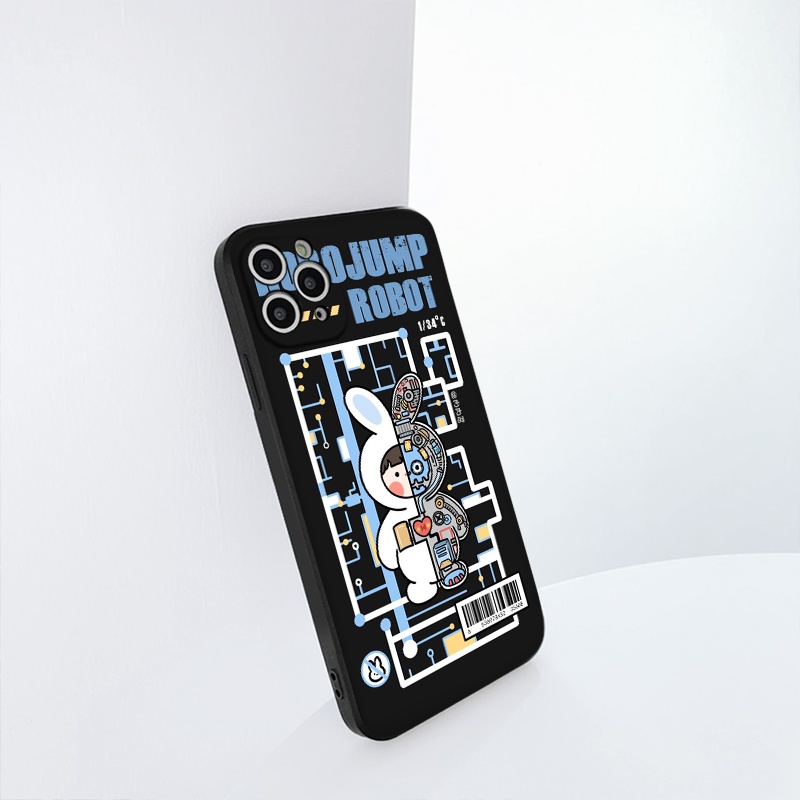 ỐP LƯNG IPHONE Robot RoRo iphone 12 pro/13pro/13promax/7/7+/8/8+/X/XS/XSM/11/11PMROMAX tr334
