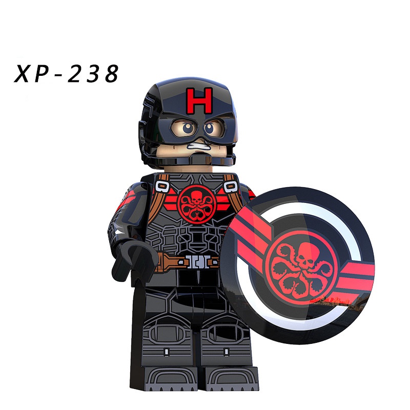 Mô Hình Lắp Ráp Nhân Vật Captain America KT1031
