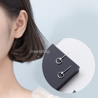 Bông tai bạc khoen tròn bạc s925 đảm bảo bạc tốt loại bông tai nhỏ