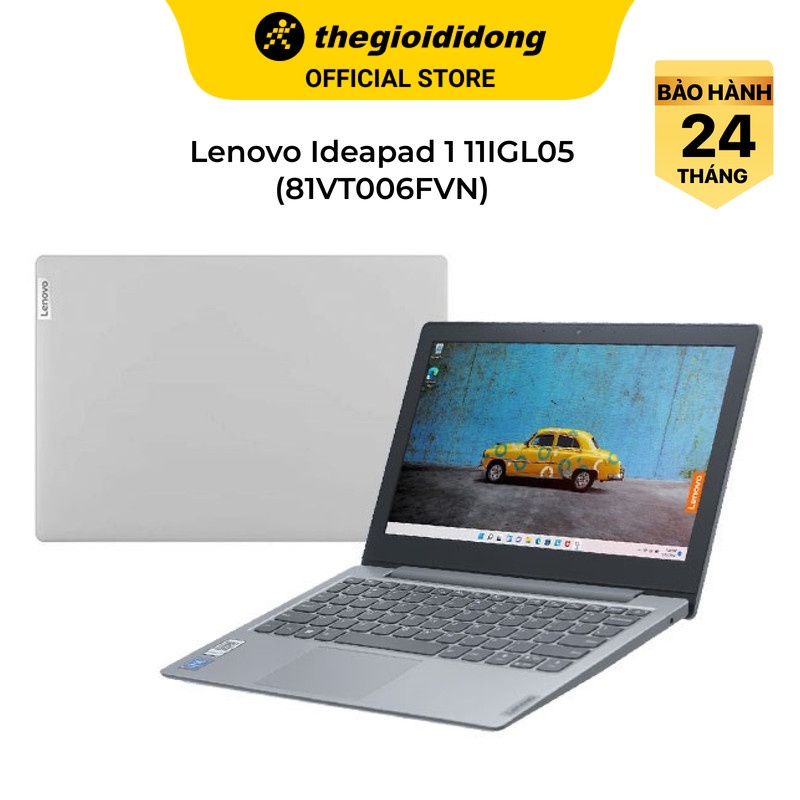 Laptop Lenovo Ideapad 1 11IGL05 N5030/4GB/256GB/11.6"/Win11//Xám