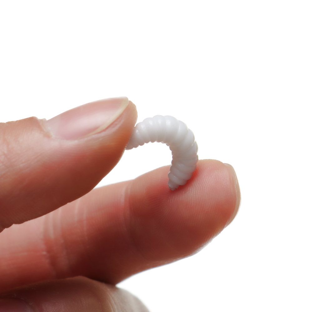 Set 100 Mồi Giả Mềm Thu Hút Câu Cá 2.4cm