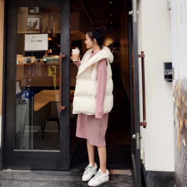 Đầm Hoodie Dệt Kim Dày Dặn Thời Trang Cho Nữ | BigBuy360 - bigbuy360.vn