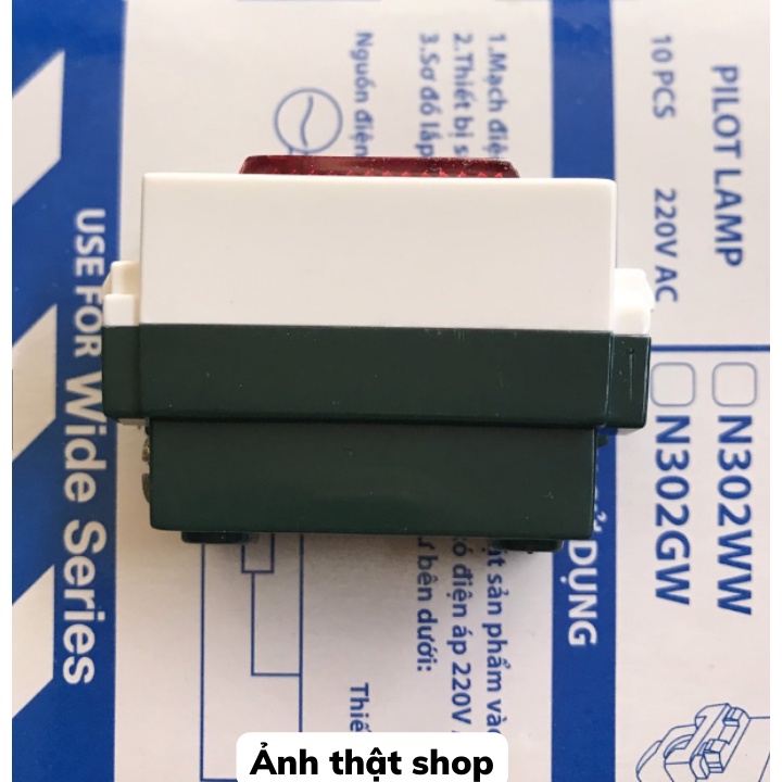 Hạt đèn báo nanoco, hạt báo đèn điện - Panasonic N302RW - Bảo hành chính hãng