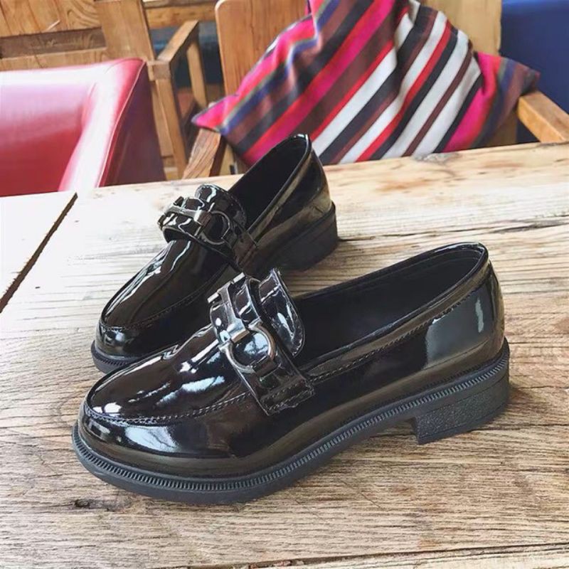 Giày lười oxford độn 3cm