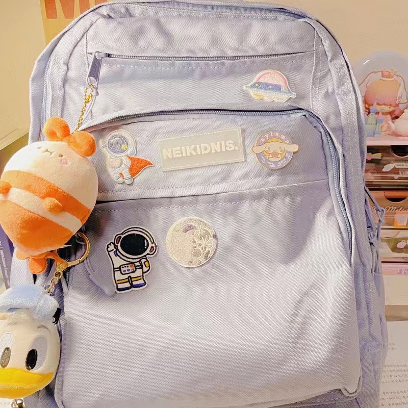 Miếng Dán Trang Trí Quần Áo Hình Phi Hành Gia/Hành Tinh Tự Dính Có Thể May Vá DIY