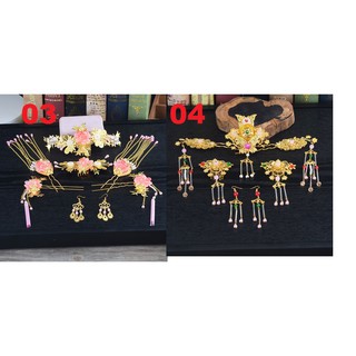 bộ sản phẩm cổ  trang cho cô dâu