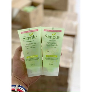 Sữa rửa mặt simple