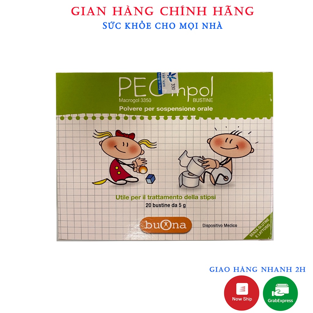 Buona PEGinpol Giúp Bé Hết Táo Bón,Nhuận Tràng Tiêu Hóa Hấp Thụ Dinh Dưỡng