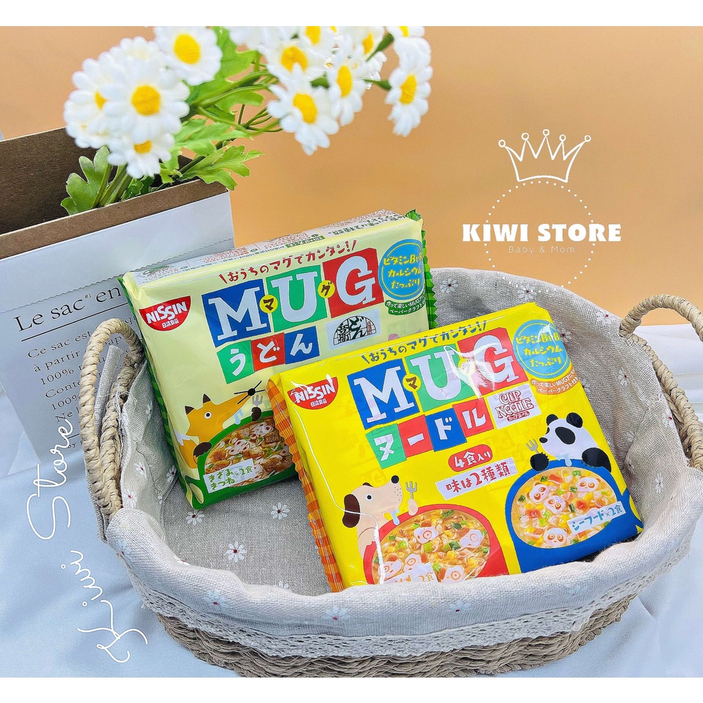 Mì Mug Nissin ăn liền cho bé (túi 4 gói nhỏ)
