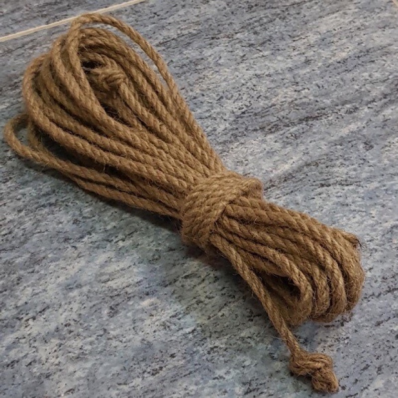 Dây thừng trang trí làm từ sợi gai 4mm-decor trang trí vintage