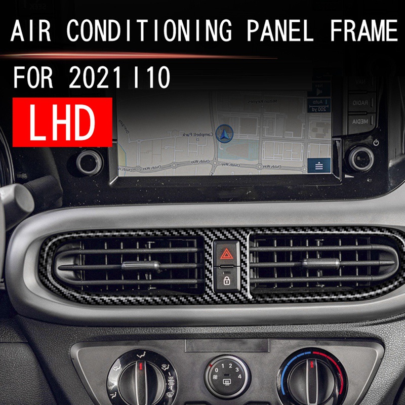 3 Miếng Dán Trang Trí Khung Máy Điều Hòa Xe Hơi Hyundai I10 2022