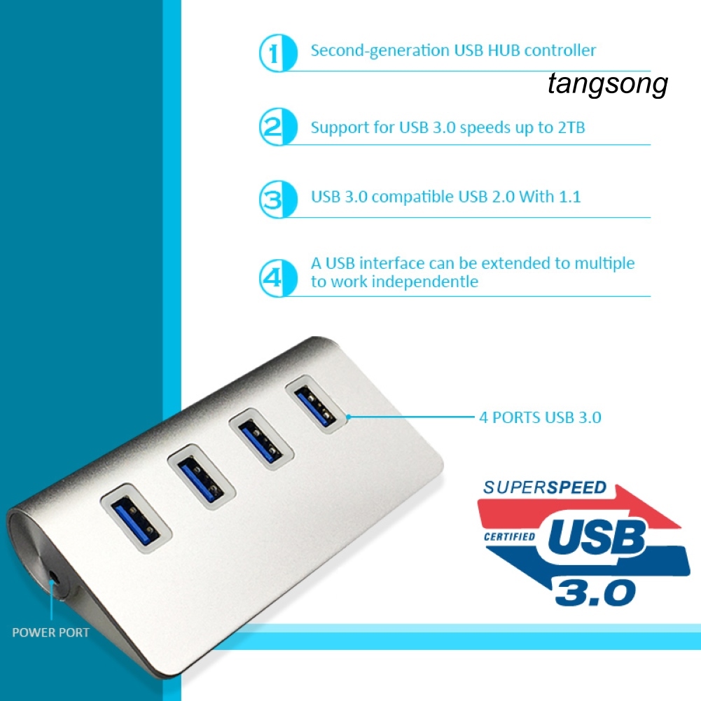 Hub Chia 4 Cổng Usb 3.0 Tốc Độ Cao