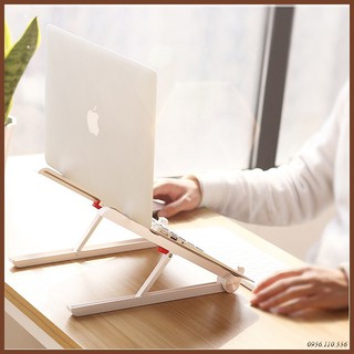 Giá đỡ laptop tản nhiệt Cao Cấp - Có thể gấp gọn