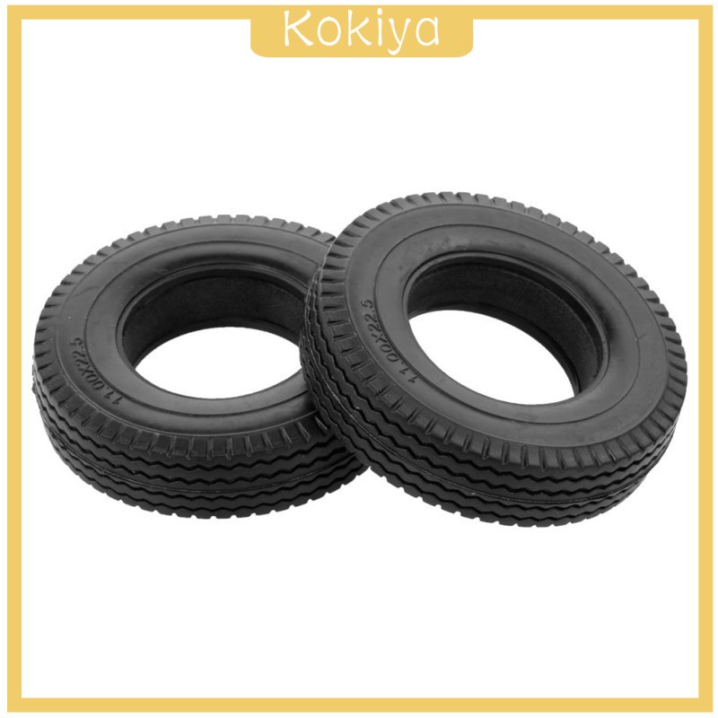 Set 2 Vỏ Bọc Bánh Xe Cao Su Cho Xe Hơi Điều Khiển Từ Xa 1 / 14 Tamiya
